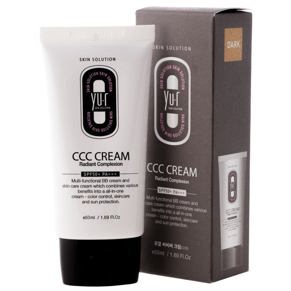 YU.R CCC Cream SPF50+ PA+++ korekcinis veido kremas Light Medium Dar