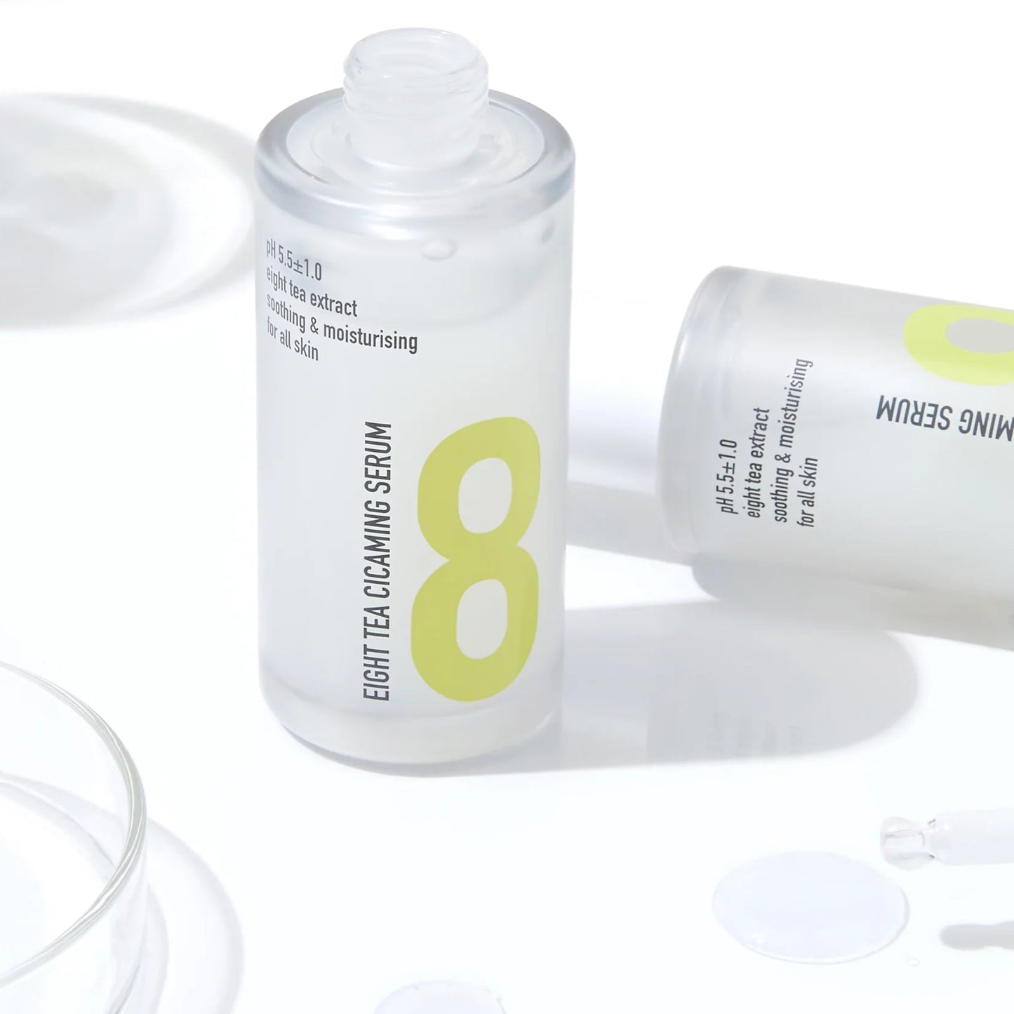BOM Eight Tea Cicaming Serum drėkinantis serumas jautriai odai su madecassoside