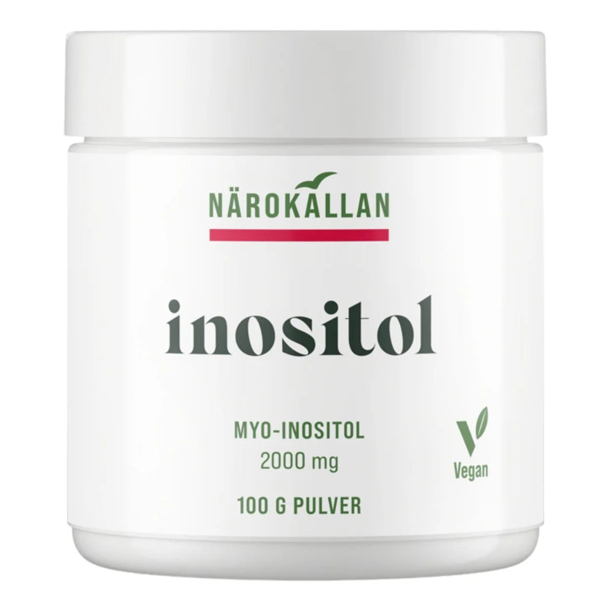 Närokällan grynas inozitolis milteliais, 100 g pakuotė