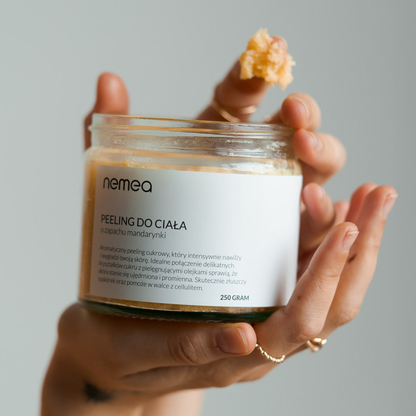 NEMEA Hidrofilinis šveičiamasis kūno šveitiklis - Sultingas Mandarinas 250g