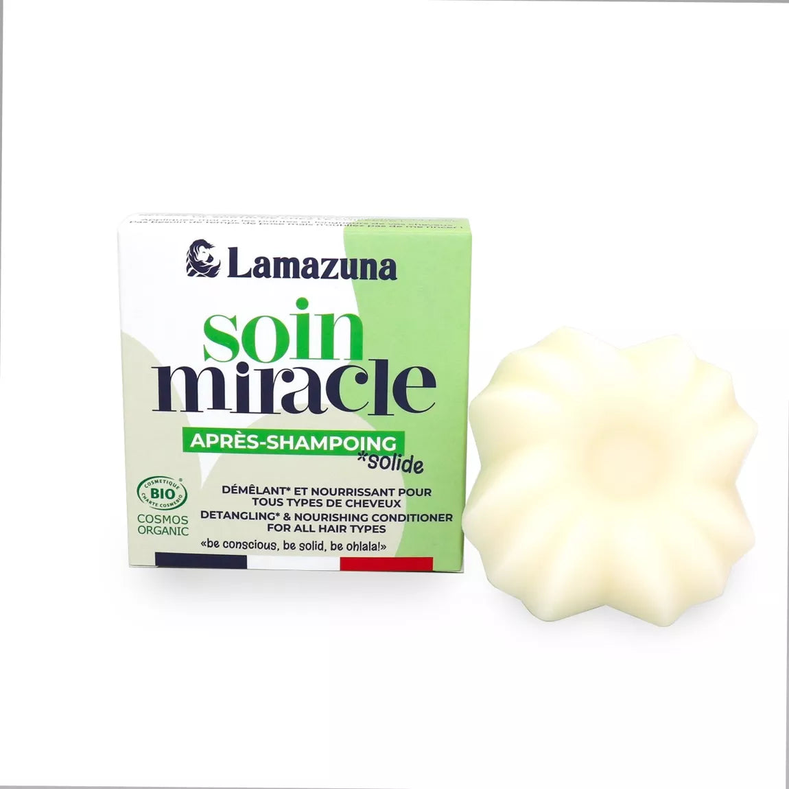 Lamazuna kietasis plaukų kondicionierius – 100 % natūralus, veganiškas, su citrusų kvapu, skirtas visų tipų plaukams ir garbanoms