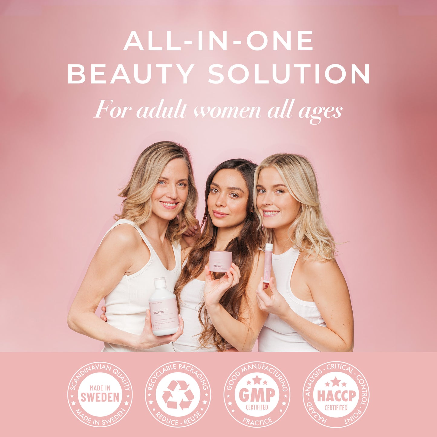 Swedish Collagen Repair – dalis Premium kolageno serijos.