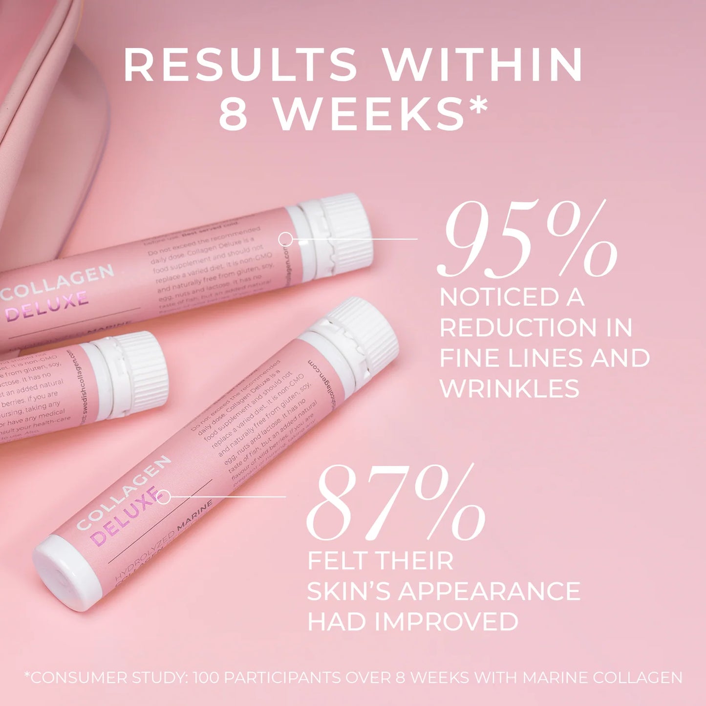 Swedish Collagen Deluxe Shot - geriamo jūrinio kolageno šotas, 25ml