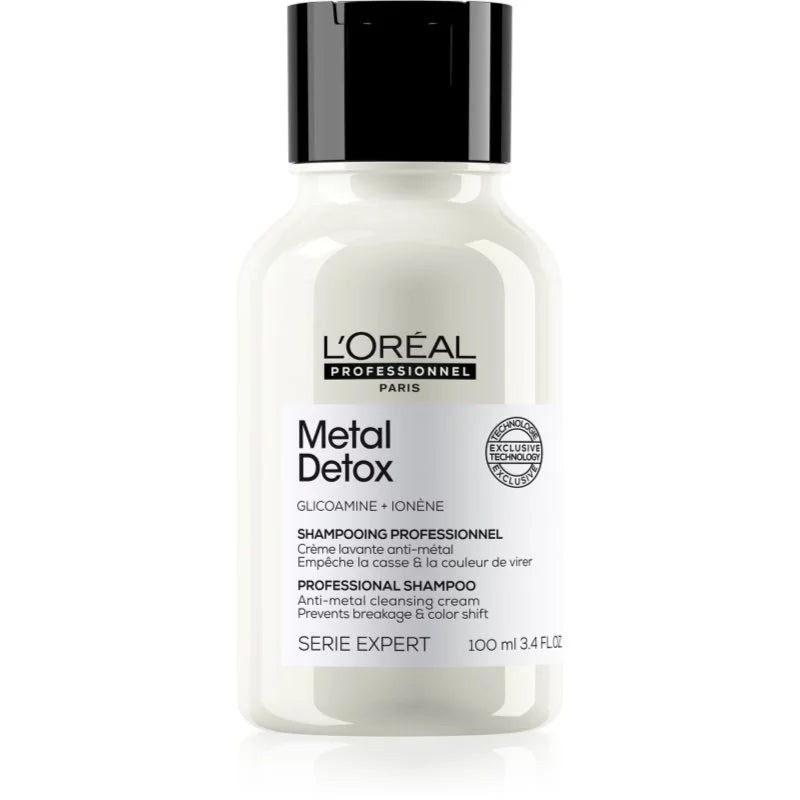 L'Oréal Professionnel Metal Detox Shampoo - Valomasis šampūnas, 100ml