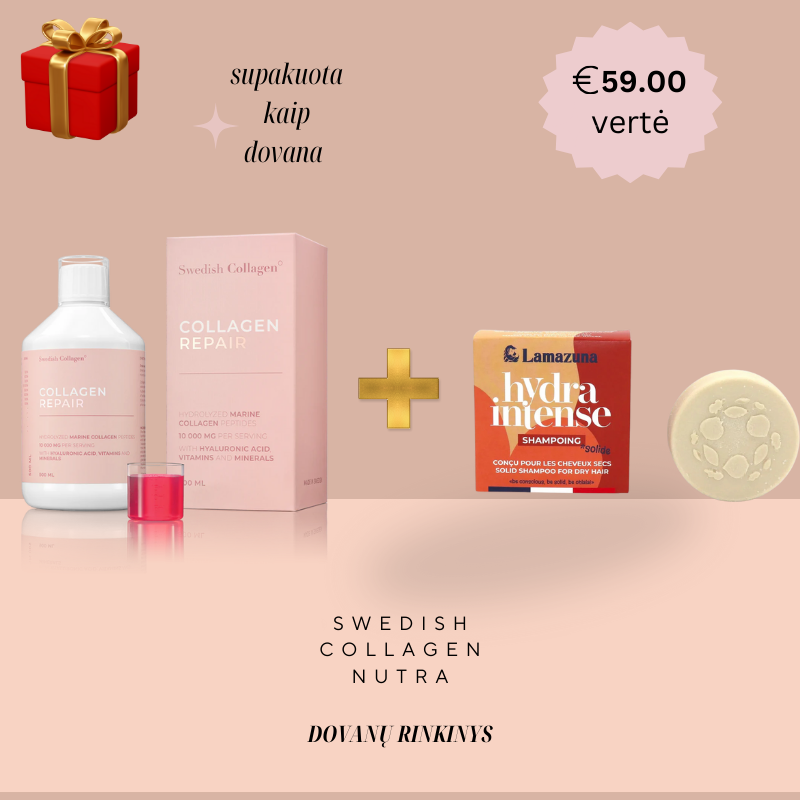 SPINDINTYS PLAUKAI - Swedish Collagen dovanų rinkinys