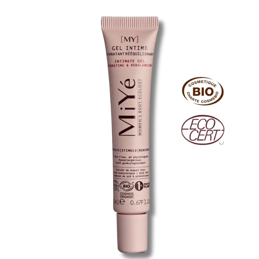 MiYé drėkinamasis ir balansą palaikantis intymios zonos gelis, 20 ml