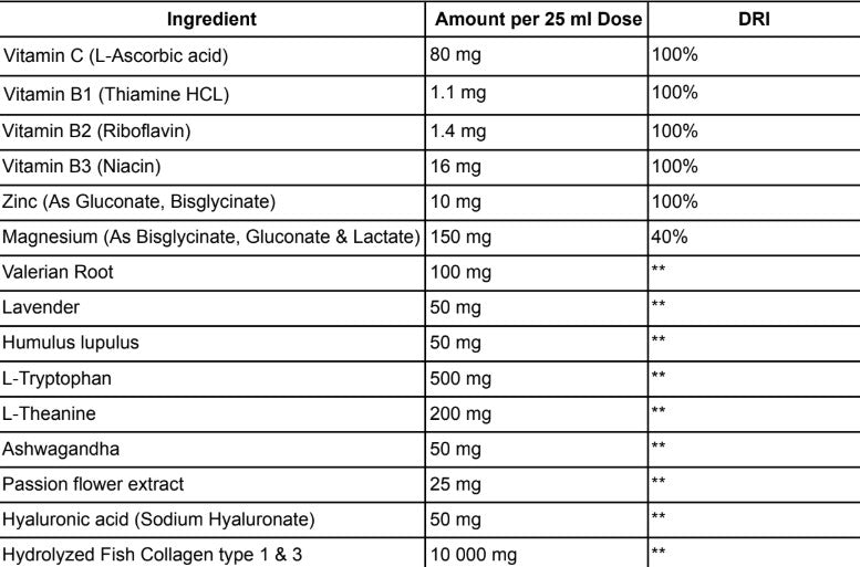 Kolagenas su žolelėmis ir magniu geram miegui bei odos elastingumui