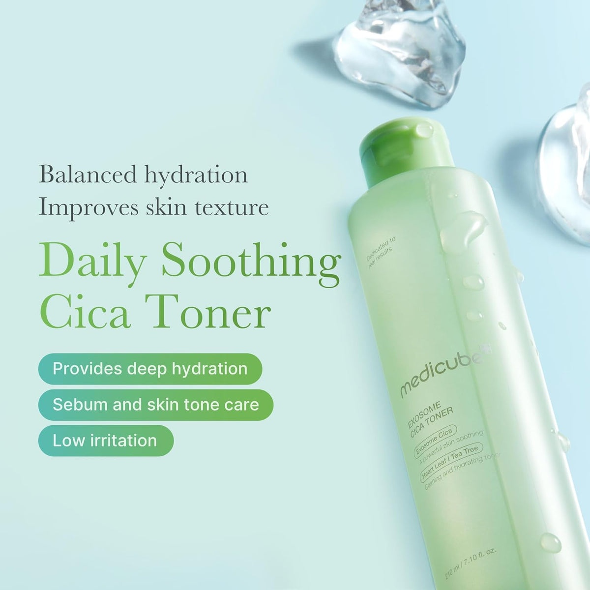 Medicube Exosome Cica Toner – raminamojo toniko pakuotė