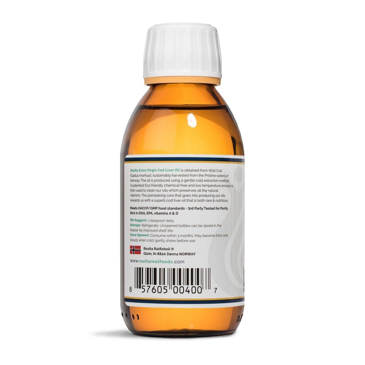 Rosita EVCLO 150 ml buteliuko galinė etiketė