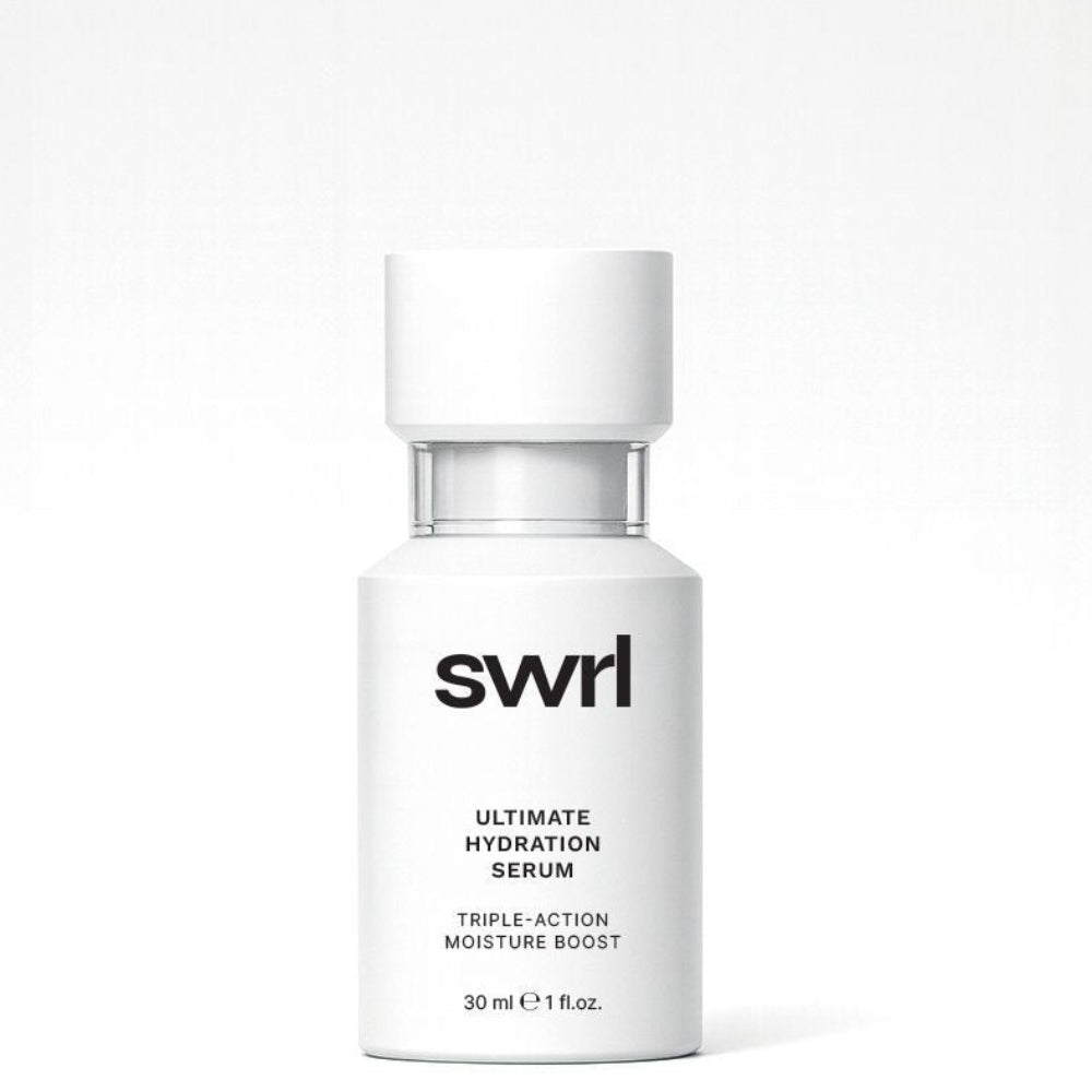 SWRL Ultimate Hydration Serum drėkinamasis veido serumas su 5 % niacinamidu, 30 ml – produkto pakuotė
