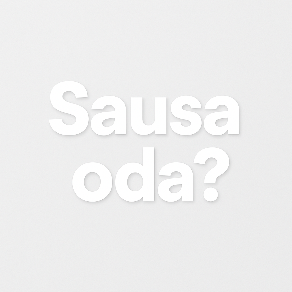 Sausa oda - kaip ją puoselėti?