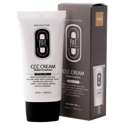     YU.R CCC Cream SPF50+ PA+++ korekcinis veido kremas Light Medium Dar