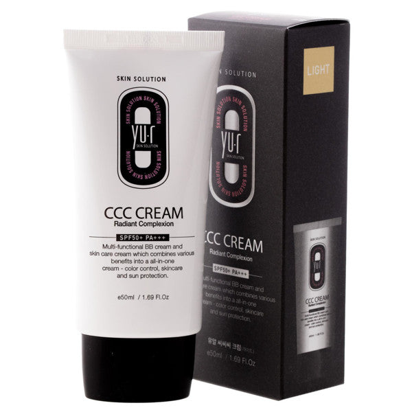 YU.R CCC Cream SPF50+ PA+++ korekcinis CCC veido kremas SPF50+