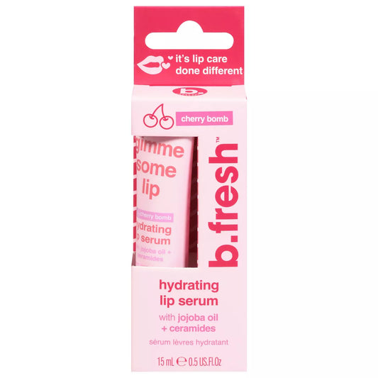 b.fresh Gimme Some Lip lūpų serumas su jojoba aliejumi ir keramidas, vyšnių kvapas, 15 ml
