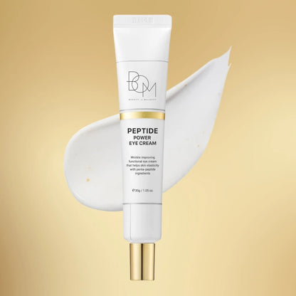     BOM Peptide Power Eye Cream paakių kremas su hialurono rūgštimi ir auksu