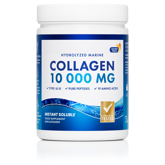 Swedish Nutra jūrinis kolagenas milteliais 10 000 mg - 300 g
