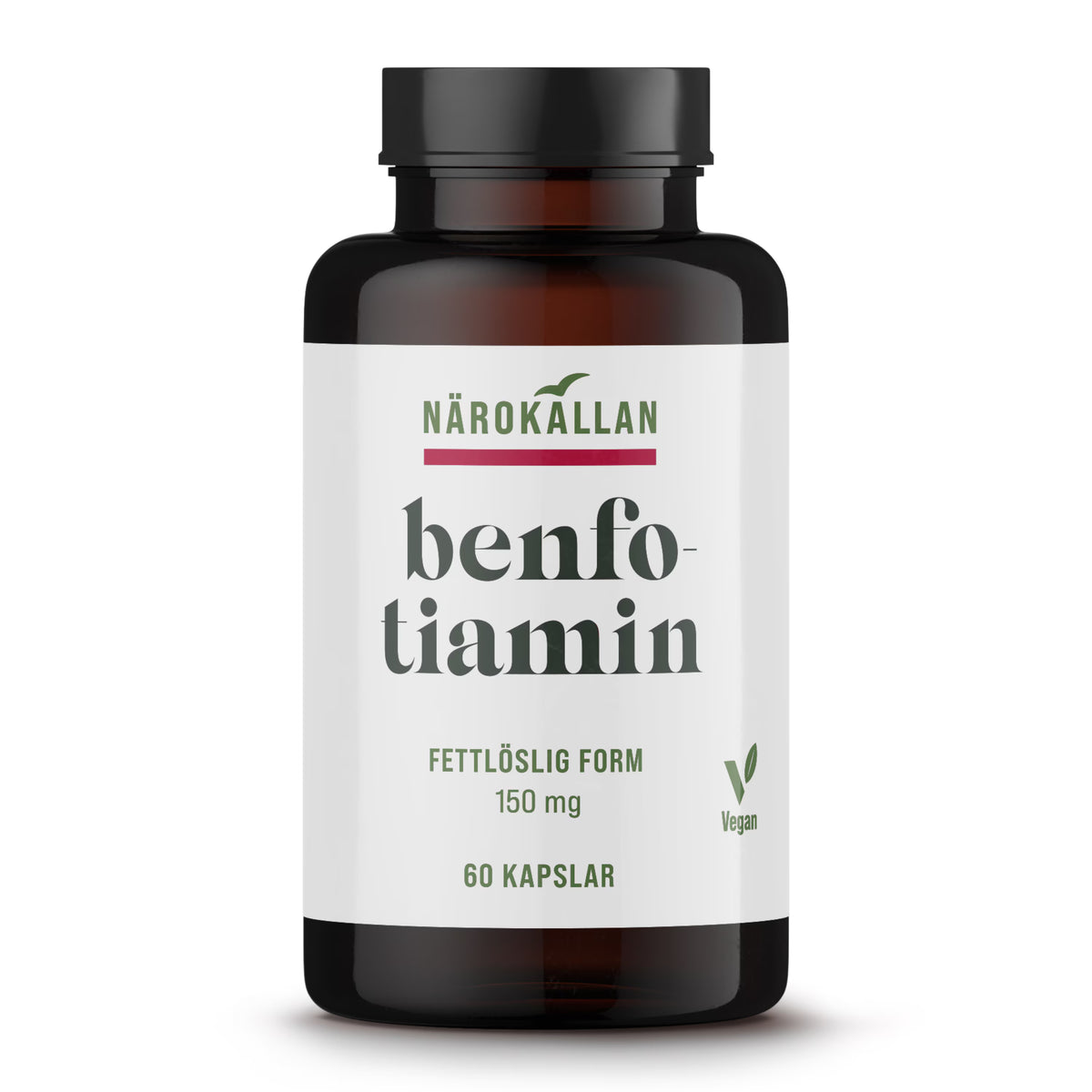 Närokällan – benfotiaminas 150 mg, 60 kapsulių