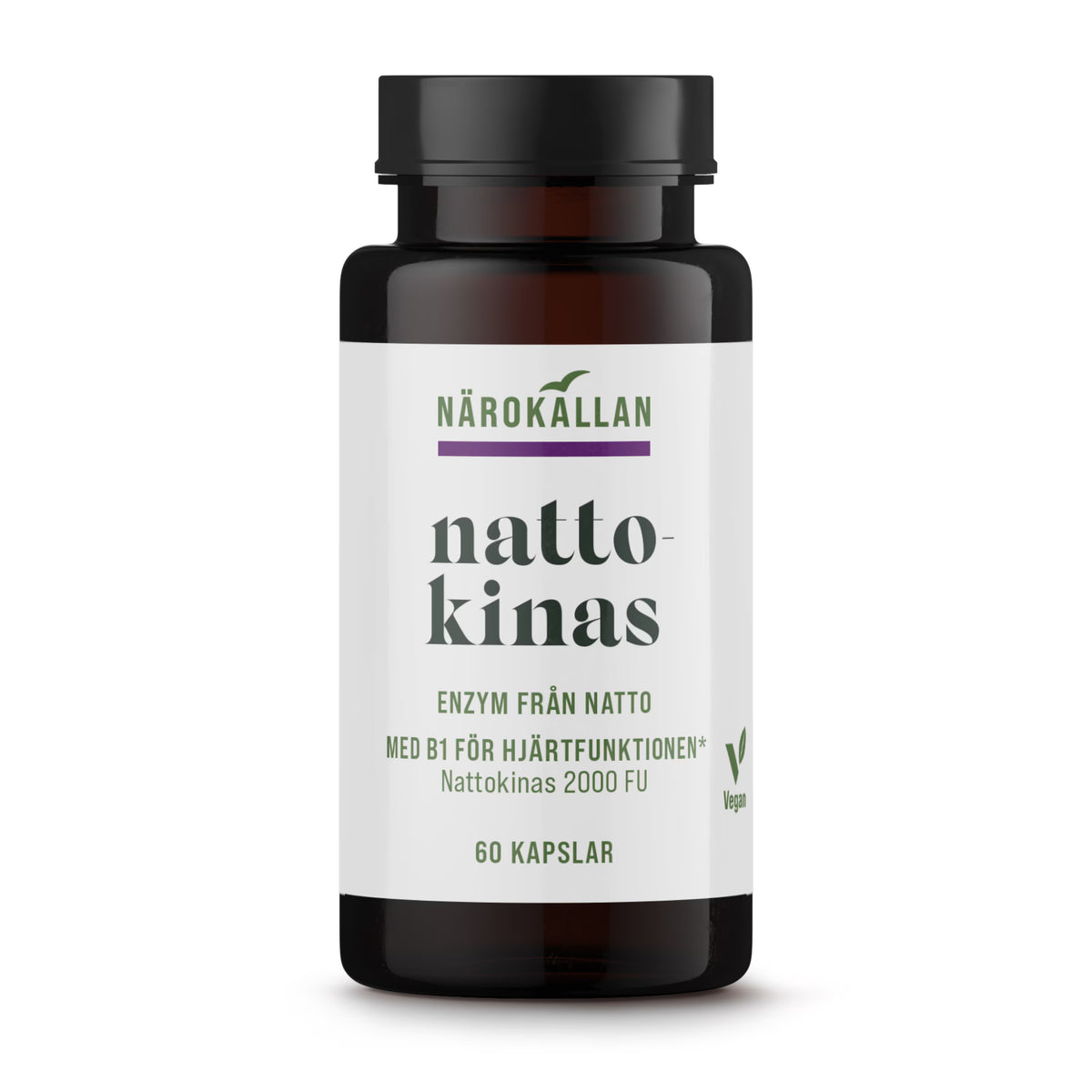 Närokällan – natokinazė 2 000 FU su vitaminu B1, 60 kapsulių