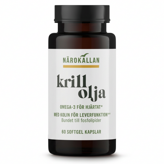 Närokällan vėžiagyvių aliejus Omega-3, 60 kapsulių pakuotė