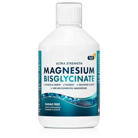 Swedish Nutra magnio bisglicinatas su L-teaninu ir L-triptofanu 500 ml