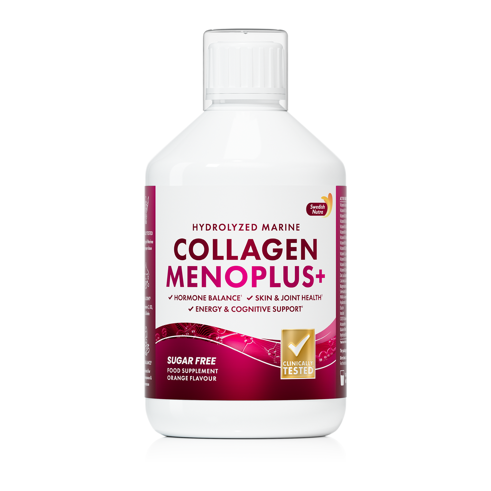     Menoplus ir Hyaluronic Acid Luxe rinkinys moterims menopauzės laikotarpiu