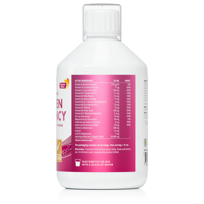 Skystas kolagenas nėštumui su folio rūgštimi Swedish Nutra 500 ml