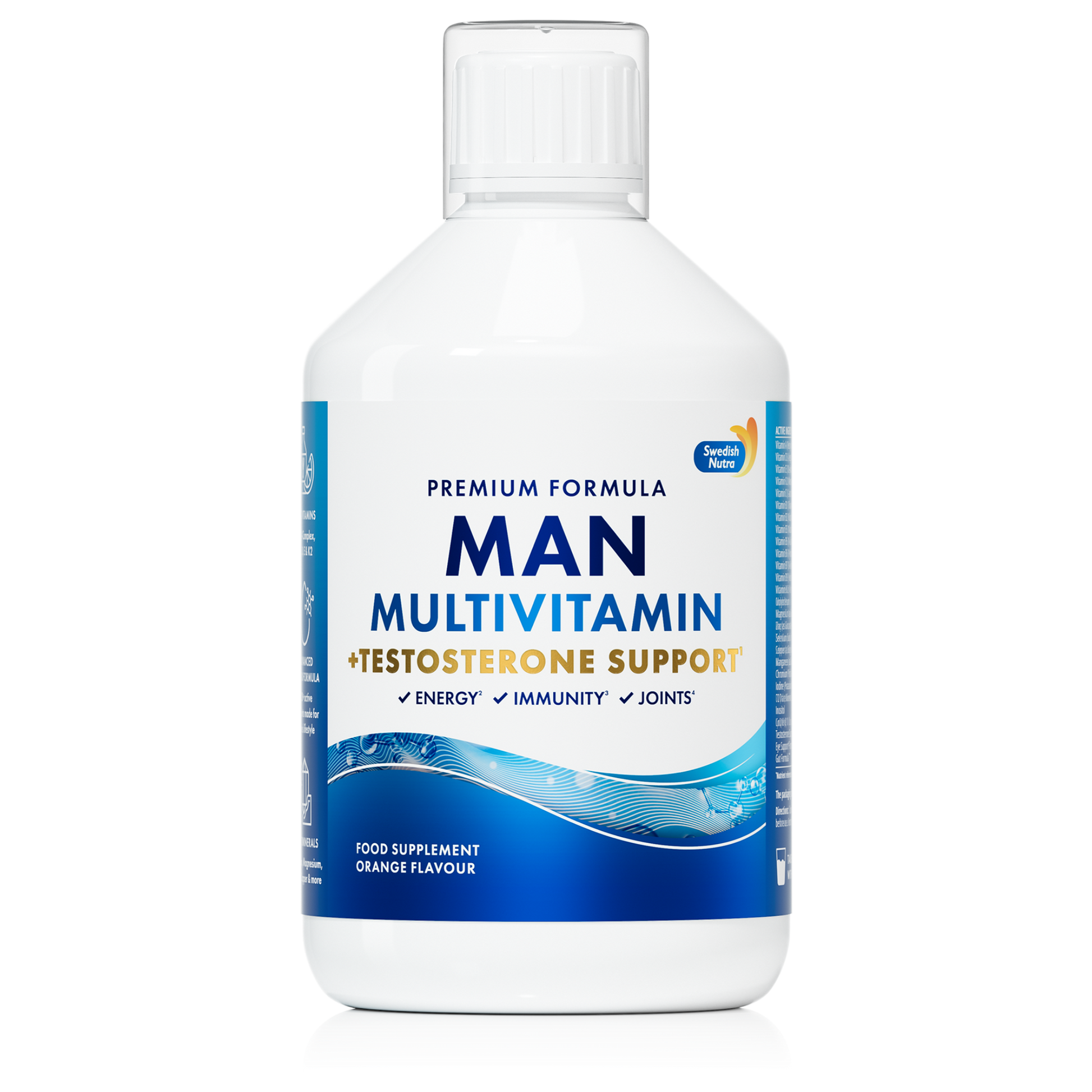 Swedish Nutra Man Multivitamin Testosterone Support 500 ml