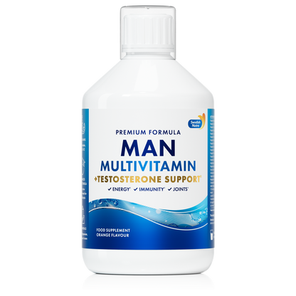 Swedish Nutra Man Multivitamin Testosterone Support 500 ml