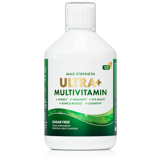 Swedish Nutra Ultra+ Multivitamin 500 ml skysti multivitaminai