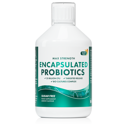 Swedish Nutra Encapsulated Probiotics Max su 25 mlrd gerųjų bakterijų 500 ml