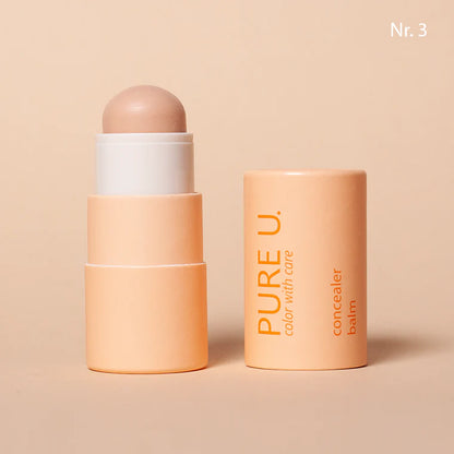 PURE U kreminis maskuoklis su augaliniais ingredientais – natūralus, veganiškas, be kvapiklių. Tinka visų tipų odai. Atspalviai: „Cream“ (šiltam tonui), „Silk“ (šaltam tonui), „Seashell“ (neutraliam tonui).