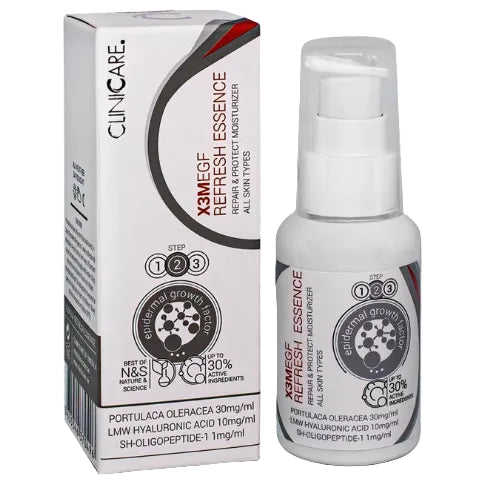     CLINICCARE X3M EGF Refresh Serum veido odos drėkinimui