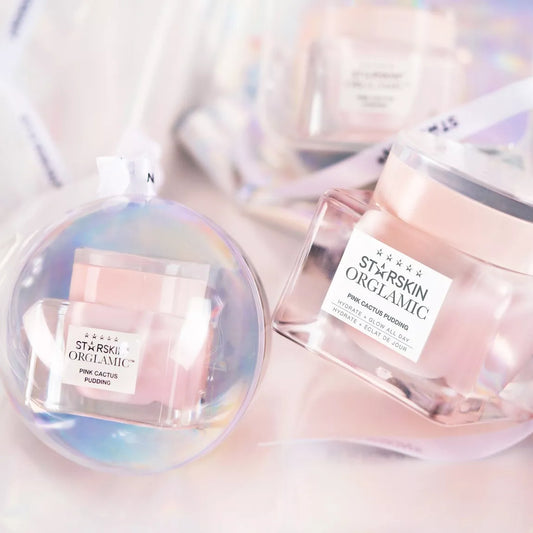 ORGLAMIC™ Pink Cactus mini veido kremas 15 ml – sultingas, šilkinis kremas su kaktusų ekstraktais ir hialuronu. Kelioninio dydžio. Pagaminta Korėjoje.