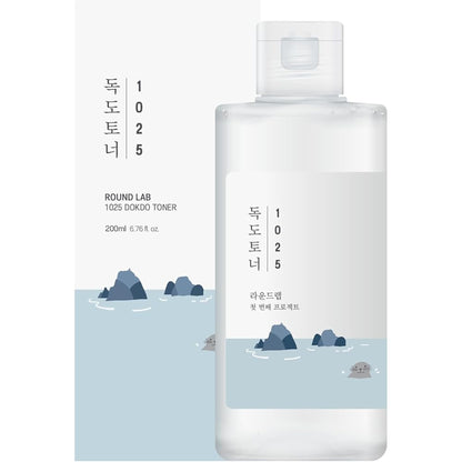 ROUND LAB 1025 Dokdo tonikas – švelnus drėkinimas ir eksfoliacija