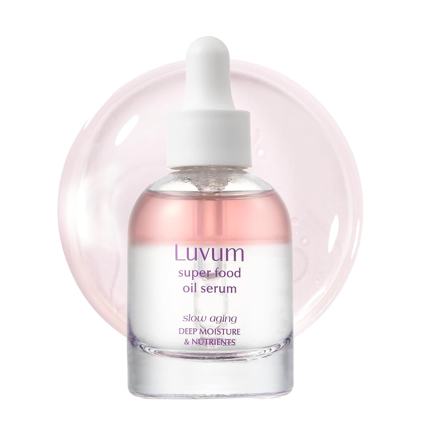 Luvum Slow Aging Super Food Oil Serum kolageno serumas su supermaisto aliejais, 30 ml