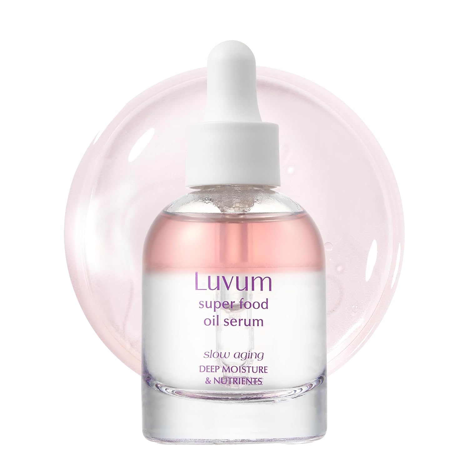 Luvum Slow Aging Super Food Oil Serum kolageno serumas su supermaisto aliejais, 30 ml