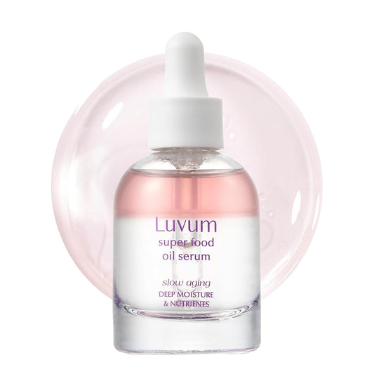 Luvum Slow Aging Super Food Oil Serum kolageno serumas su supermaisto aliejais, 30 ml