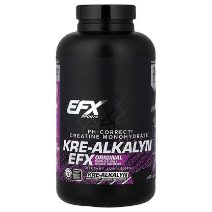 EFX Sports Kre-Alkalyn, 240 kapsulių – pakuotė