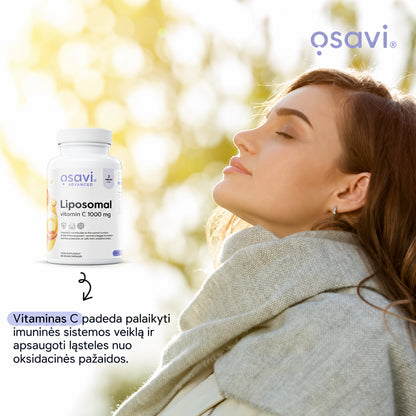 Osavi liposominis vitaminas C – imuninei sistemai ir ląstelių apsaugai