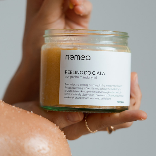 NEMEA Hidrofilinis šveičiamasis kūno šveitiklis - Sultingas Mandarinas 250g