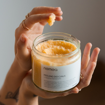 NEMEA Hidrofilinis šveičiamasis kūno šveitiklis - Sultingas Mandarinas 250g