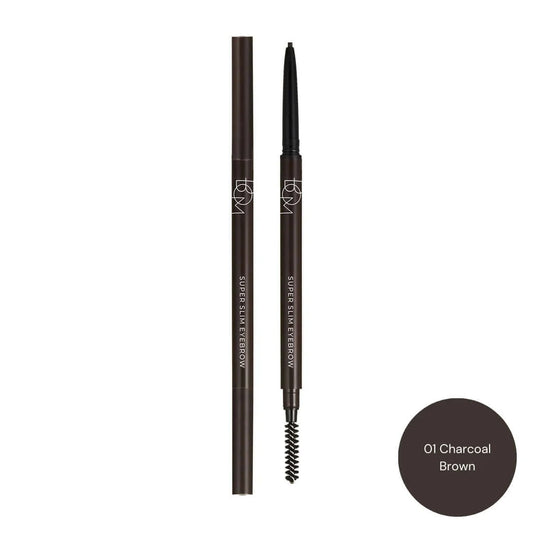 Korėjietiškas BOM antakių pieštukas su plonu galiuku ir šepetėliu
cHARCOAL BROWN