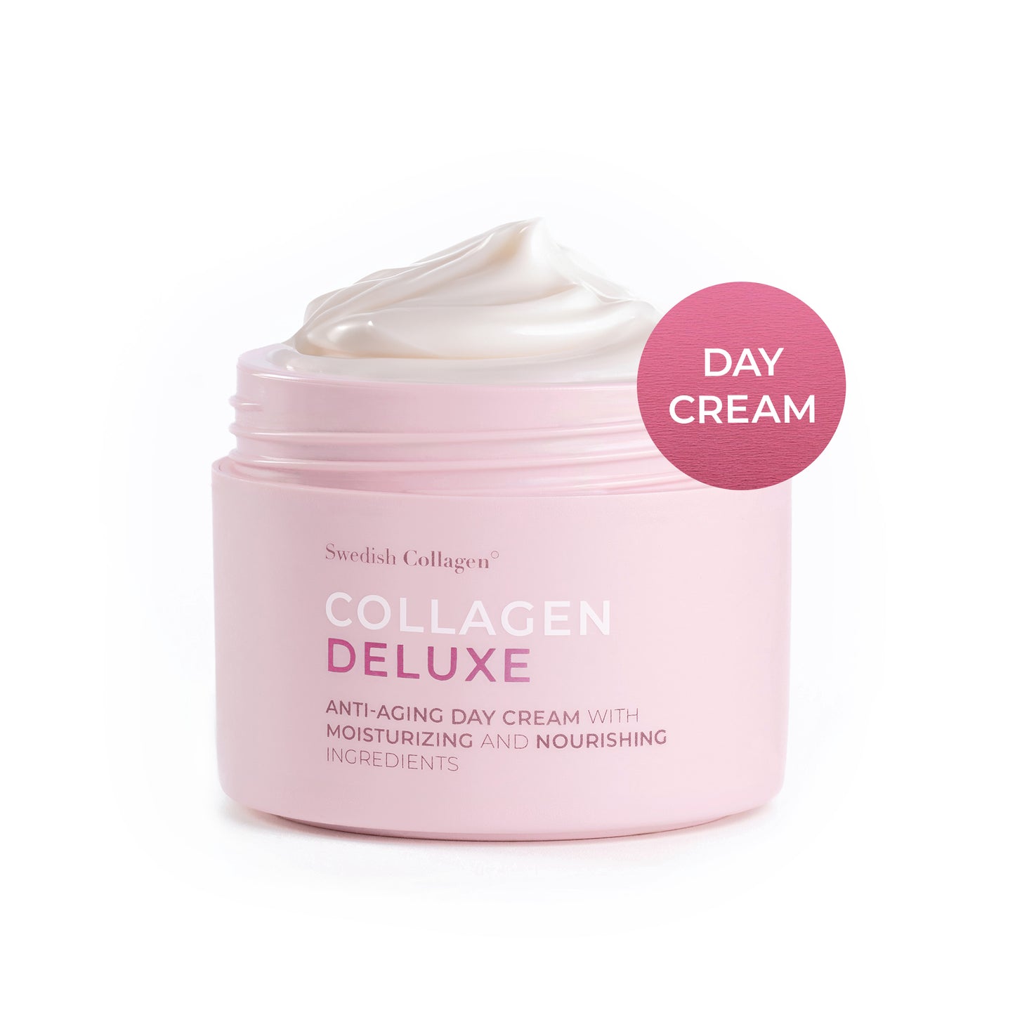 Deluxe Retinol Day Cream buteliukas 50 ml – anti-age dieninis kremas su kolageno peptidais ir retinoliu.