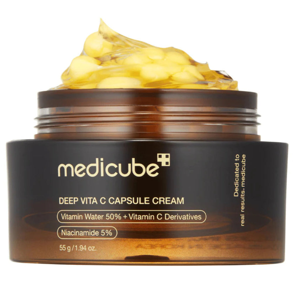     Medicube Deep Vita C Capsule Cream skaistinantis veido kremas su vitaminu C