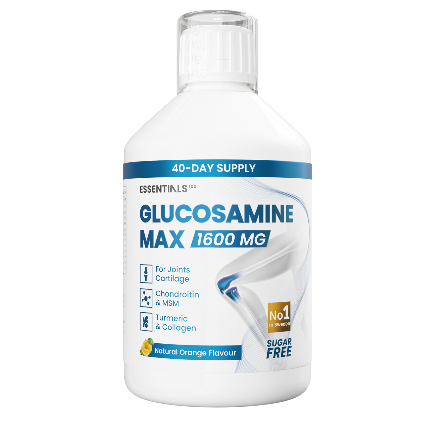 Swedish Nutra Glucosamine Max 1600 mg sąnariams 500 ml