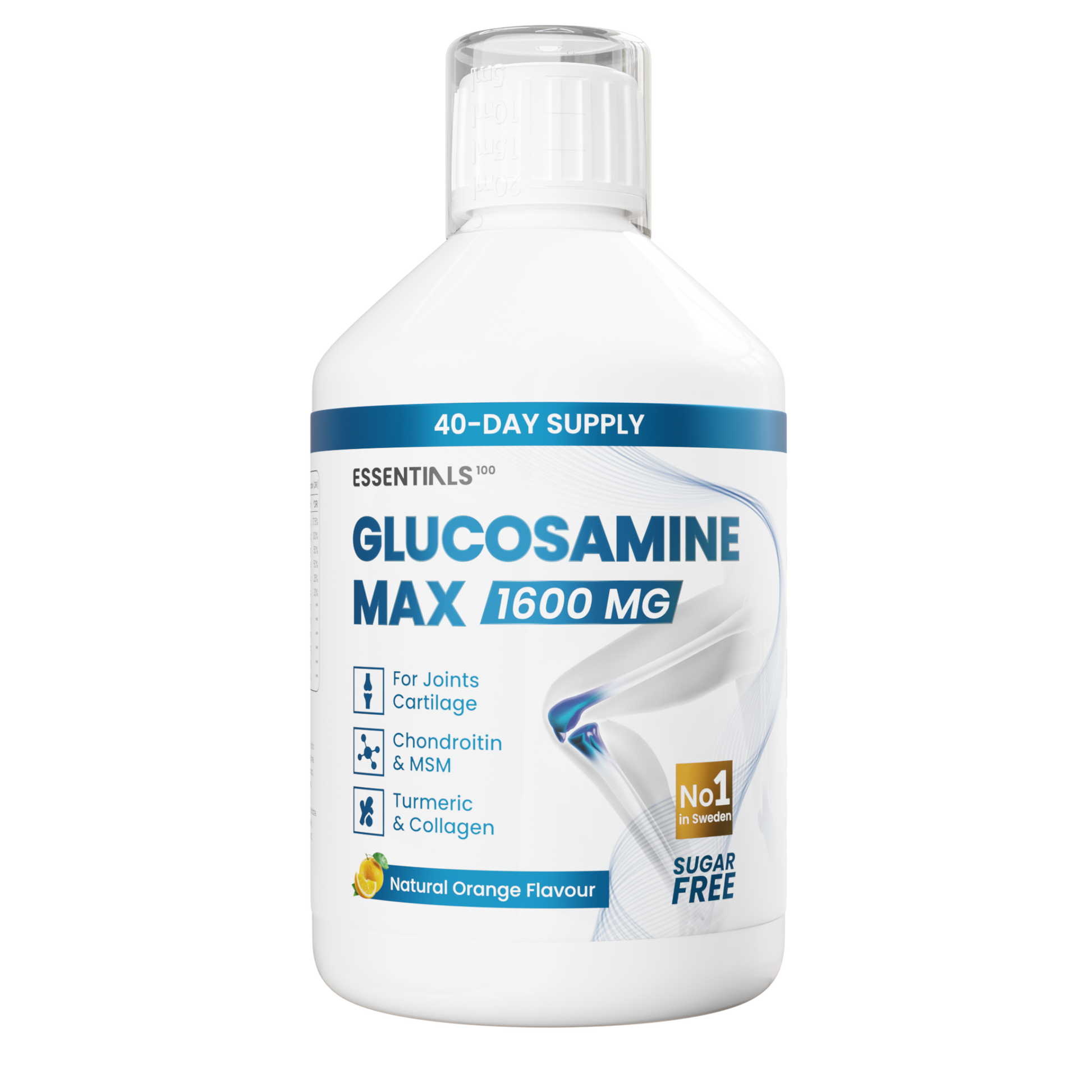 Swedish Nutra Glucosamine Max 1600 mg sąnariams 500 ml