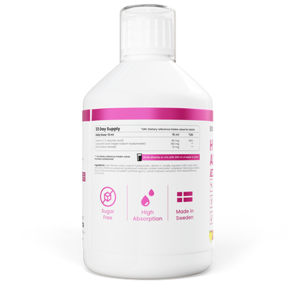 Hialurono rūgšties papildas odai Essentials 100 100 mg hialurono rūgšties 500 ml buteliukas