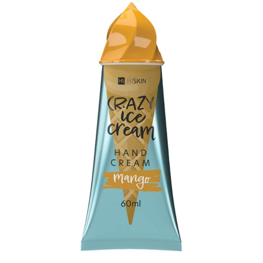 HISKIN Crazy Ice Cream Mango drėkinamasis rankų kremas 60 ml