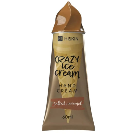 HISKIN Crazy Body Ice Cream Salted Caramel rankų kremas 60 ml