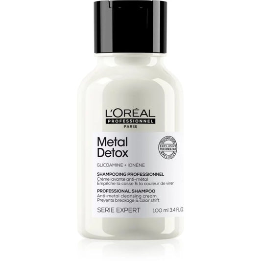 L'Oréal Professionnel Metal Detox Shampoo - Valomasis šampūnas, 100ml
